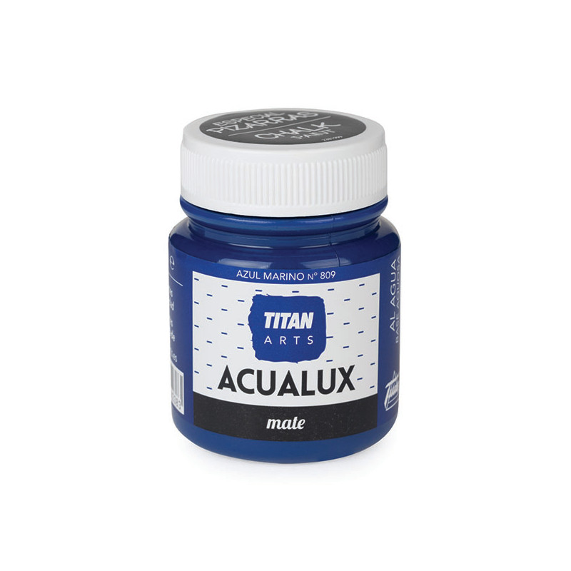Titan Arts - Acualux Mate Azul Marino No 809 100ml
